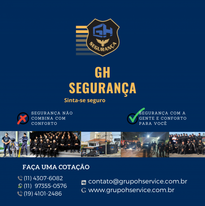 Empresa de Segurança Telefone Guarulhos - Empresa de Segurança Guarulhos